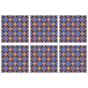 Persisches Tischset mit geometrischem Muster (Set mit 6)