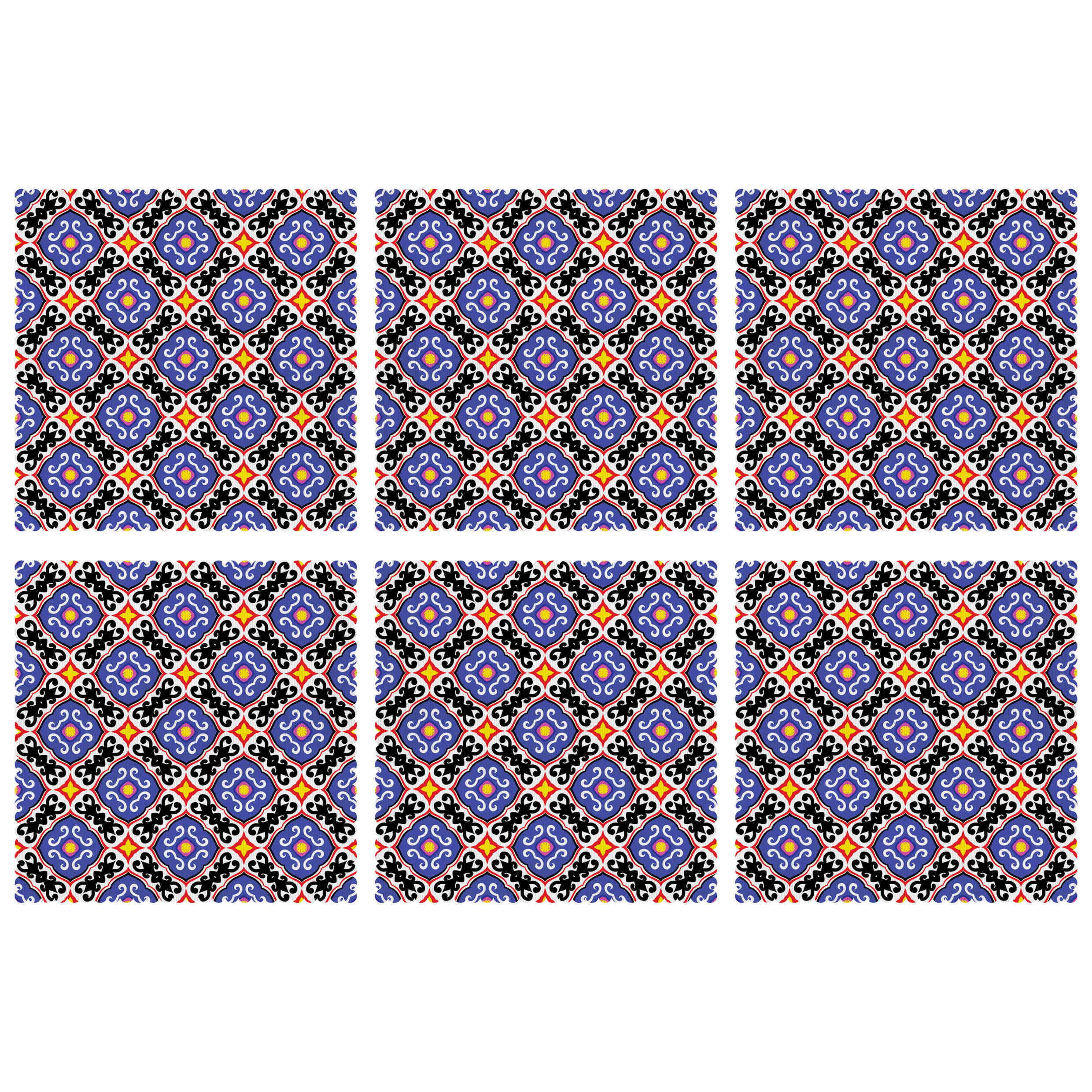 Persisches Tischset mit geometrischem Muster (Set mit 6)