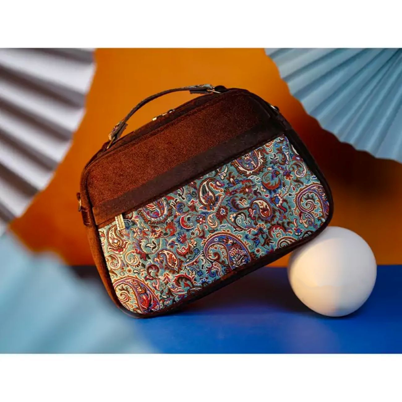 Persische Termeh-Umhängetasche mit zeitlosem Design