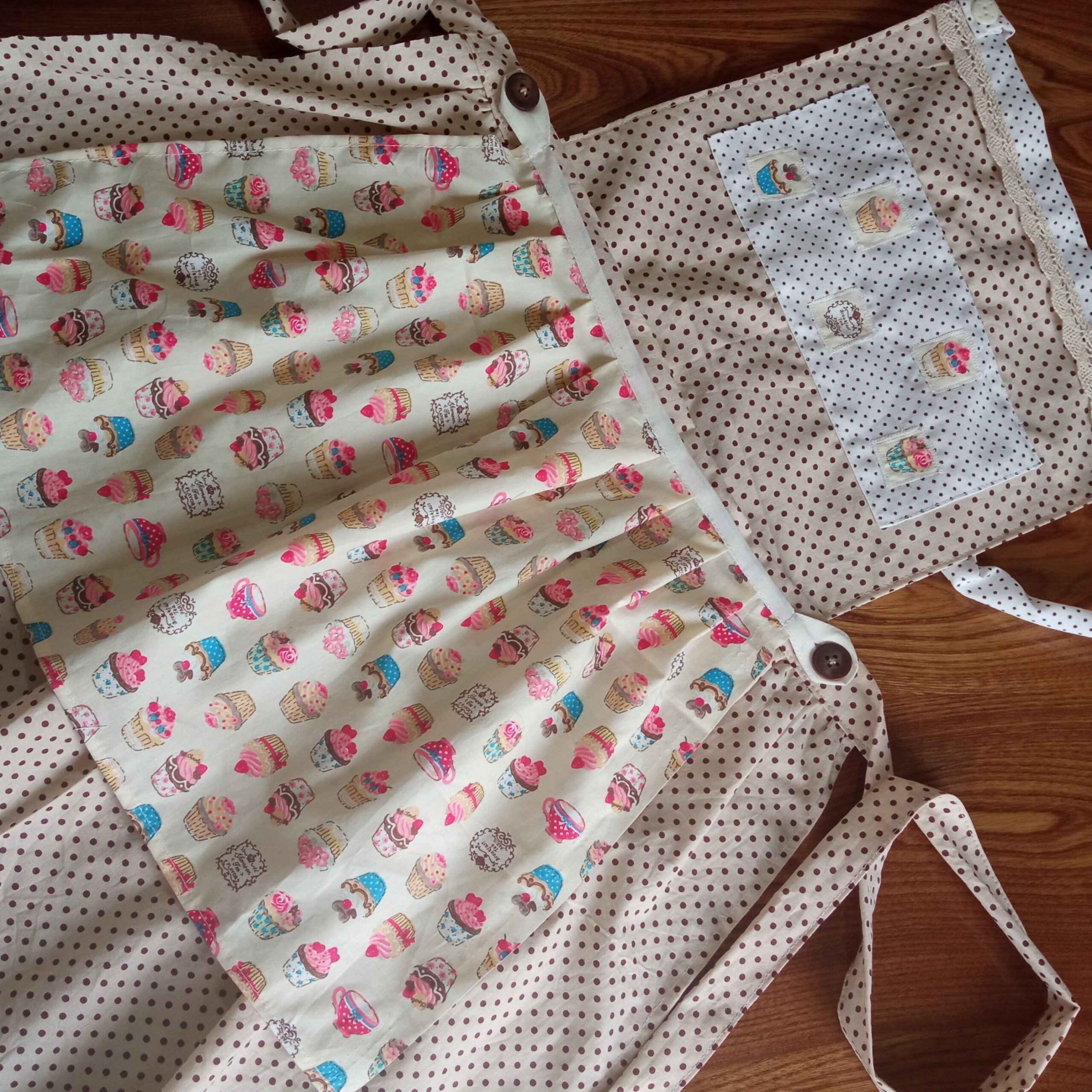 Kochen Schürze mit süßem Cupcake-Design – Perfekt für Backliebhaber