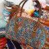 Termeh Schultertasche im Vintage-persischen Stil