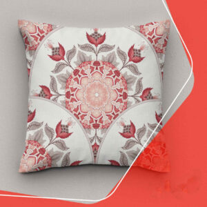 Persisch inspirierter Kissenbezug mit vintage Blumenmuster (x2)