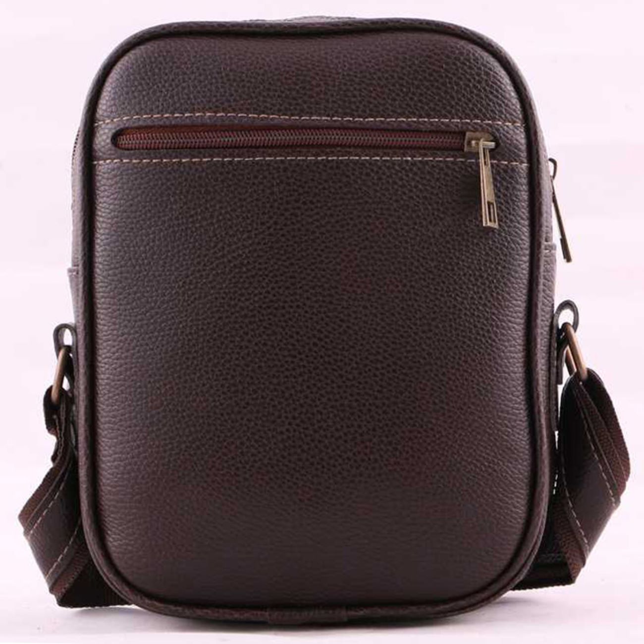 Trendige Kunstleder-Crossbody-Umhängetasche für Pendler
