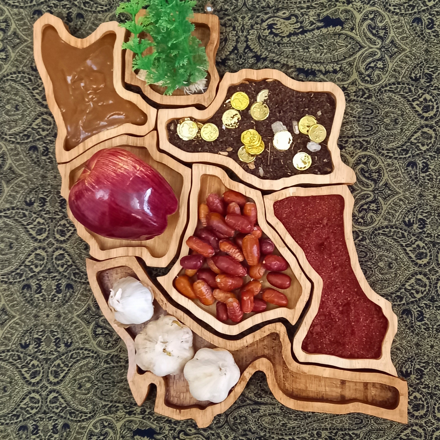 Silberne Kerze – Norouz-Design für eleganten Neujahrstisch (2x)