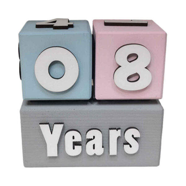 Holzwürfel-Schreibtischkalender – Umweltfreundlich & Stilvoll