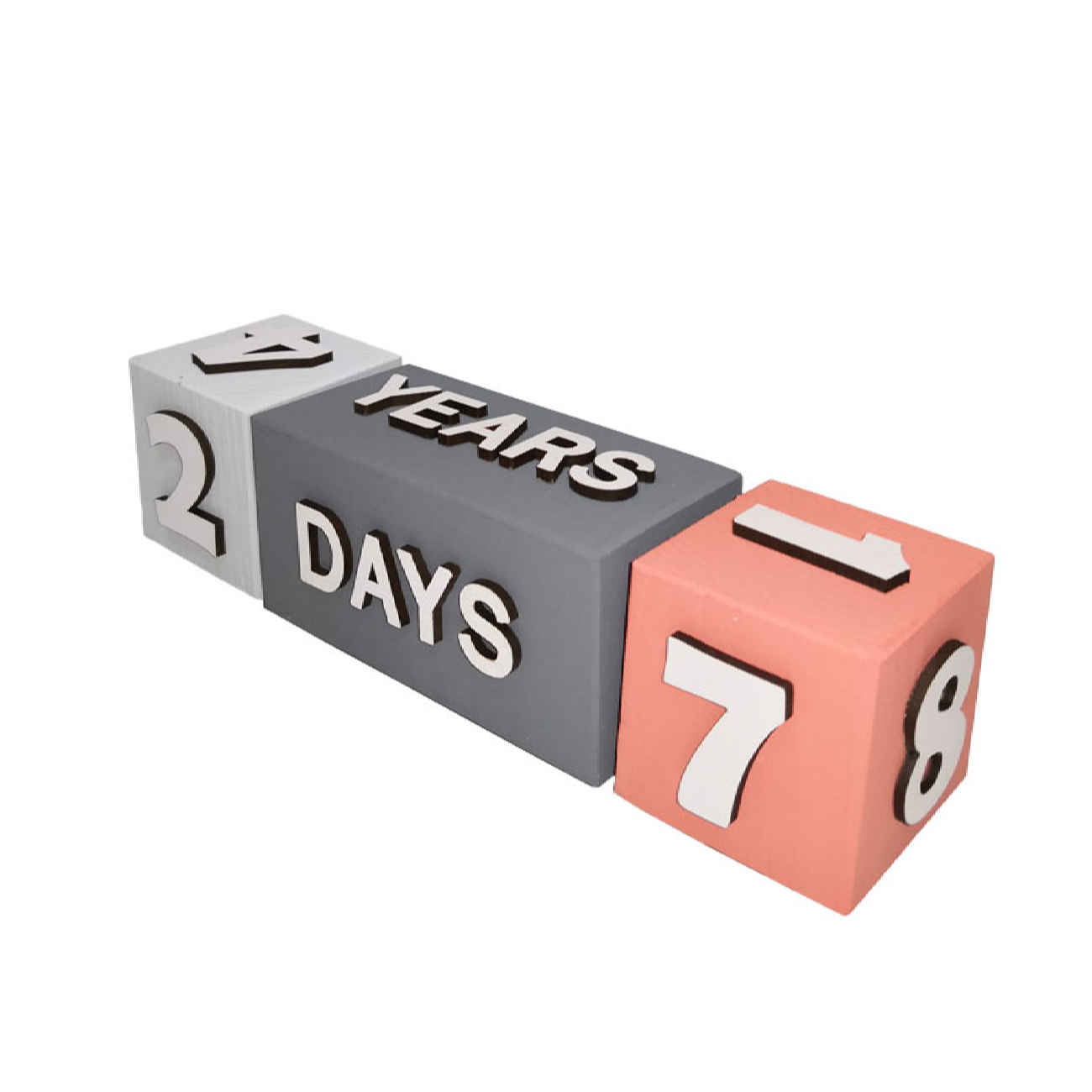 Holzwürfel-Schreibtischkalender – Stilvolle & Funktionale Bürodekoration