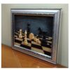 Holz-Wandkunst – Intarsientechnik mit Schachbrett-Design