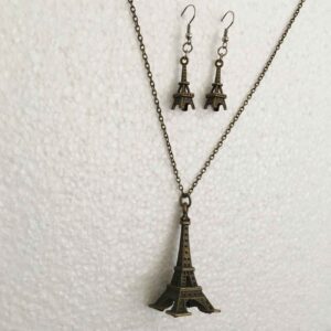 Bronze-Schmuckset – Zeitlose Eleganz mit Eiffelturm-Design