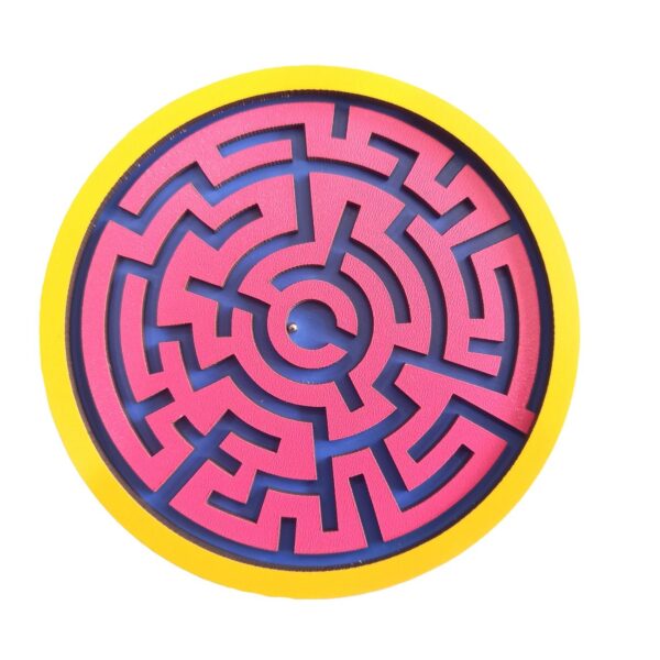 Kinder Holz Maze Puzzle – Rundes Design