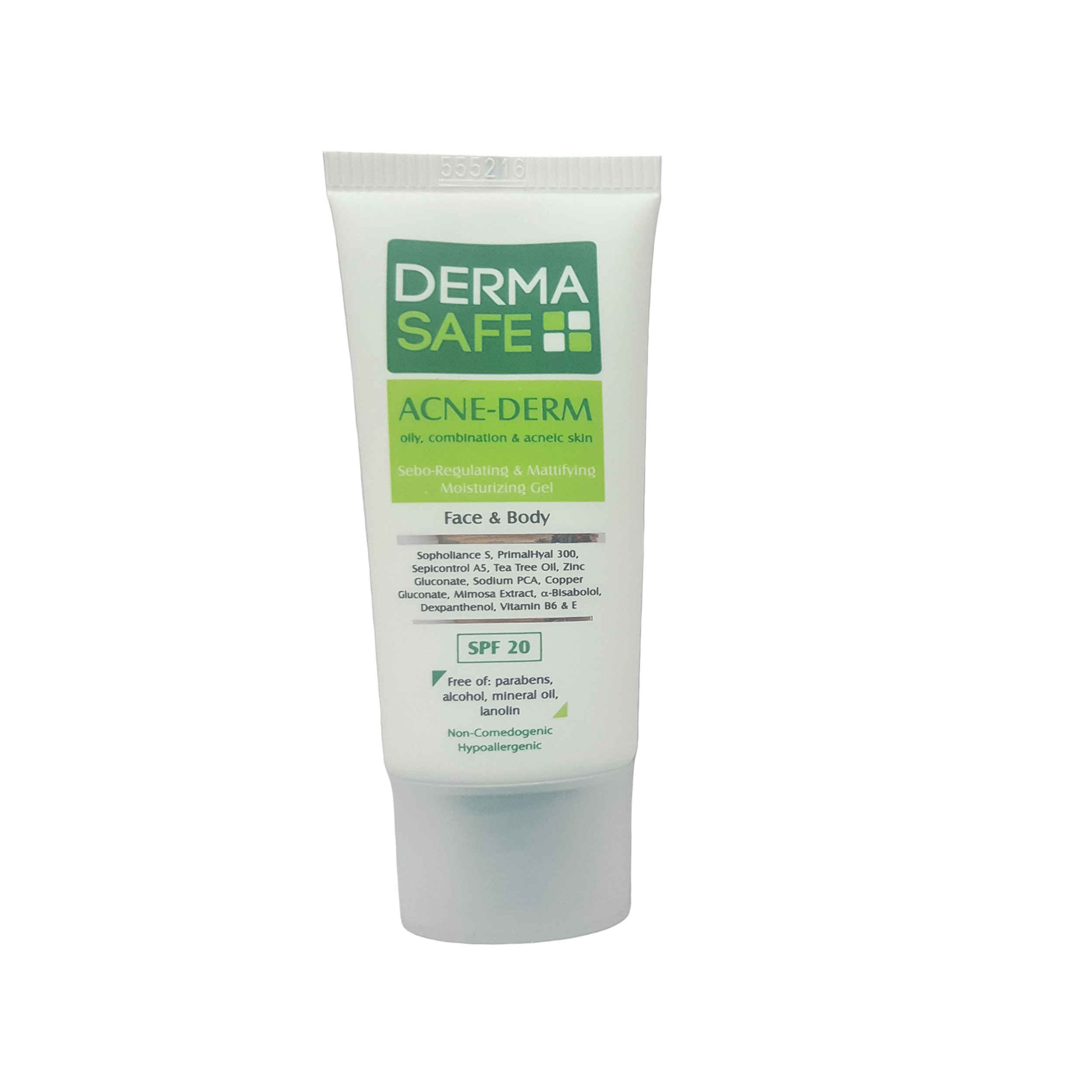 Dermasafe ACNE-DERM Feuchtigkeitsgel – Für fettige Haut geeignet, 40 ml