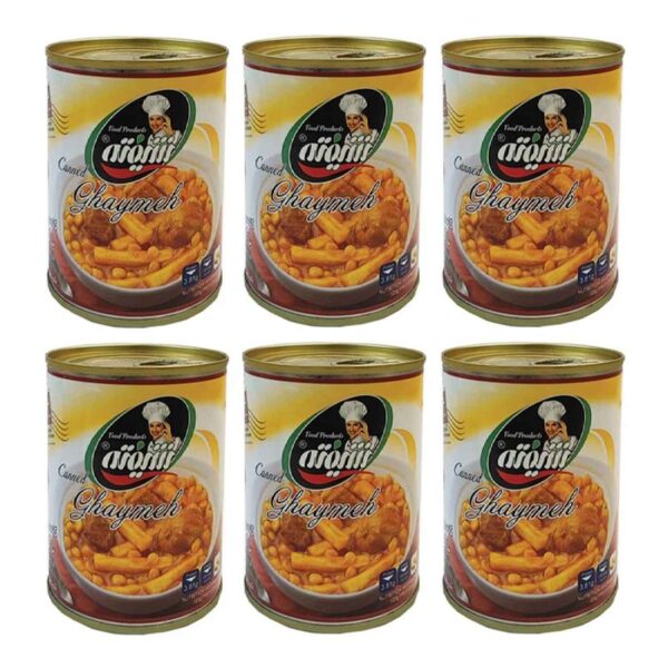 Gheymeh Bademjan mit Soja – Veganer persischer Genuss, 370 g (x6)