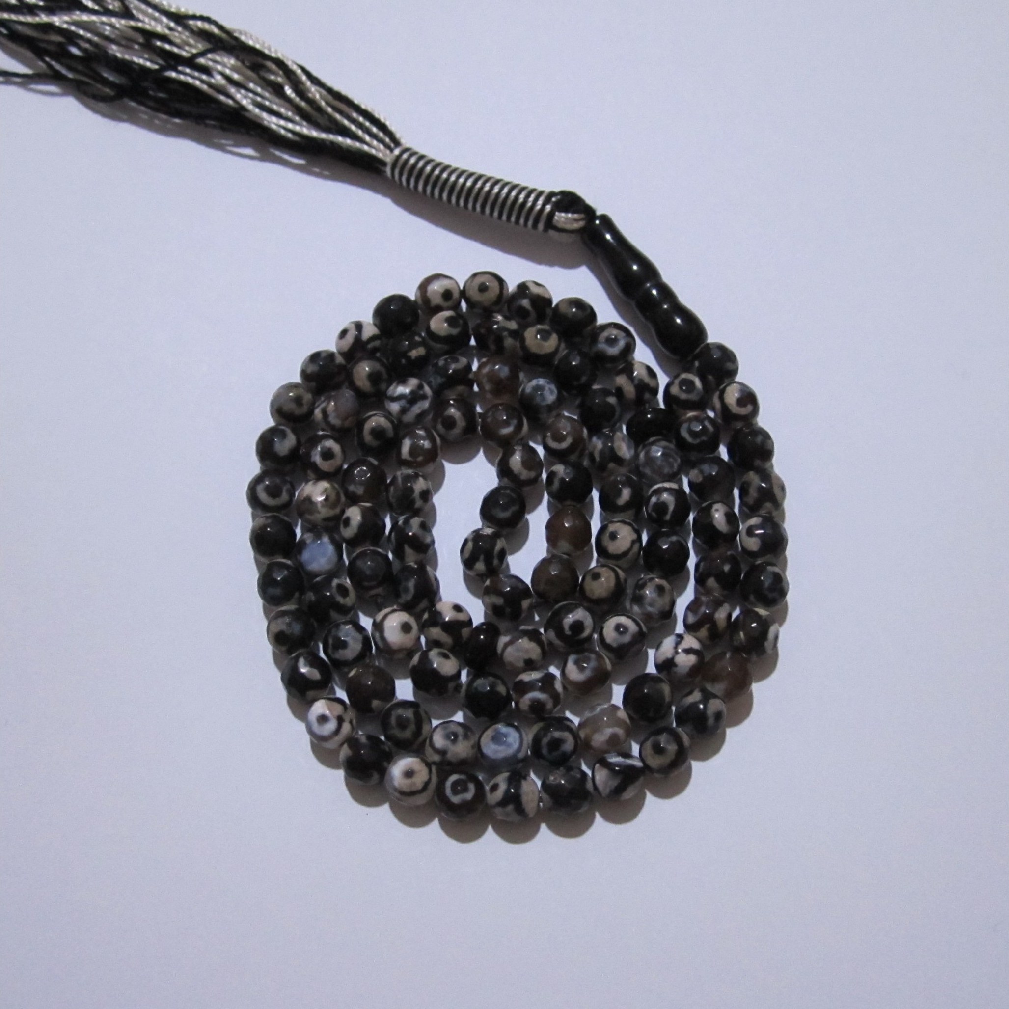 Islamischer Tigerauge-Rosenkranz mit 101 Gebetsperlen Tasbih