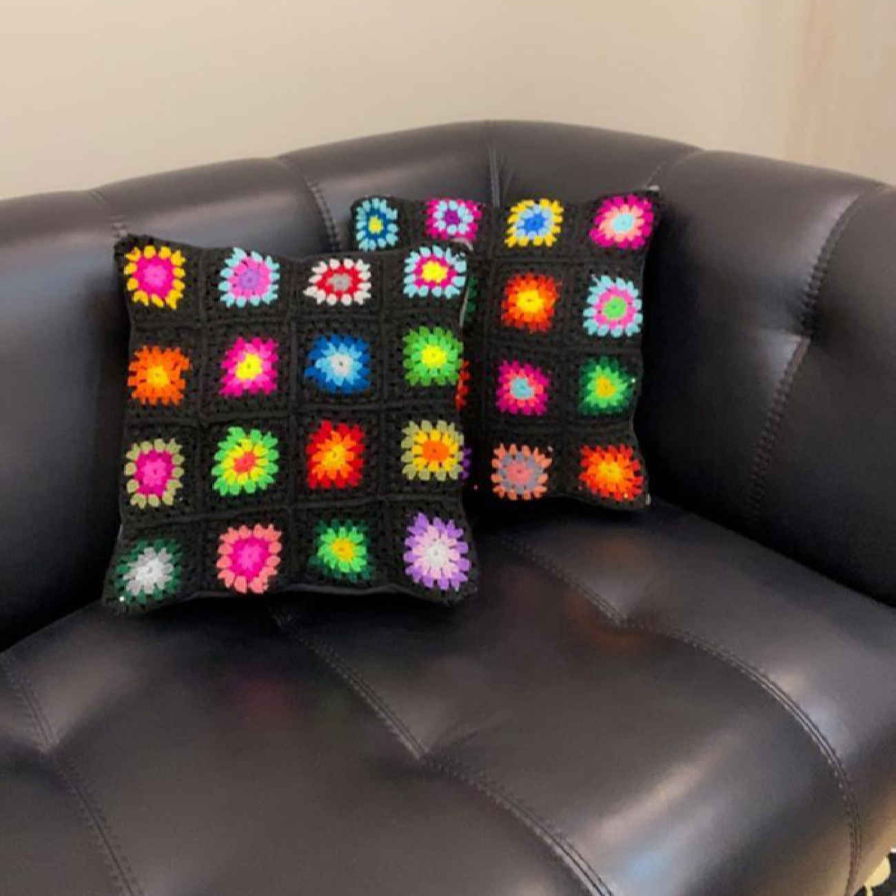 Handgewebtes Häkelkissen-Set – Langlebig & gemütlich (Set aus 2)