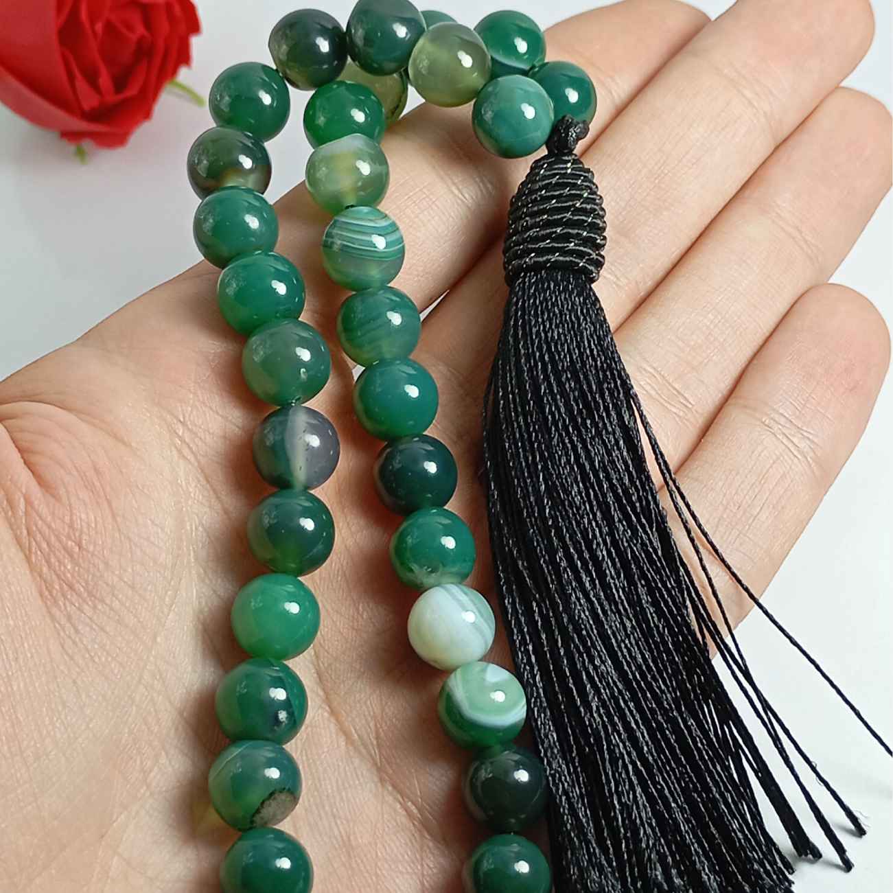 Islamischer Babagoria Tasbih – 33-Perlen Rosenkranz für Gebet.