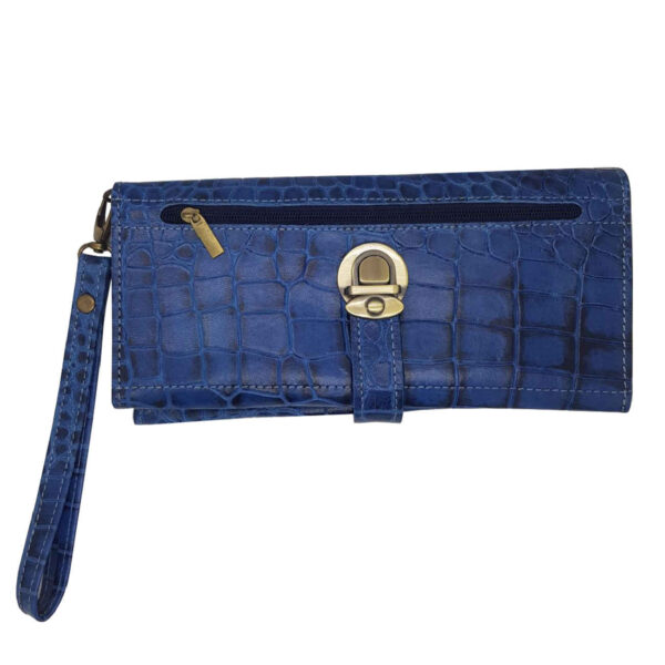 Damen-Ledergeldbörse – Ideal zum Kartenorganisieren, leicht & praktisch