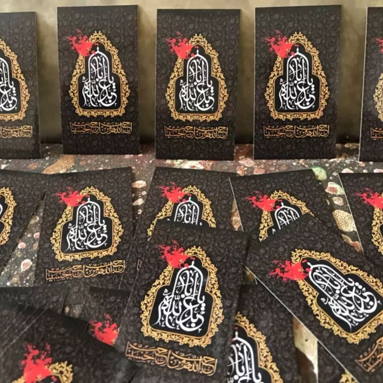Muharram-Themen Selbstklebender Aufkleber-Pack (100 Stück)