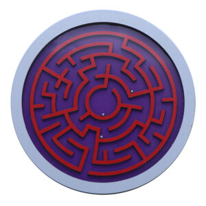 Rundes Holz Maze Spiel für Kinder