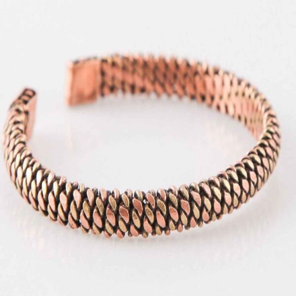 Copper Cuff Bracelet – Classic & Minimalist Design Suitable for Stacking or Solo Style (3)