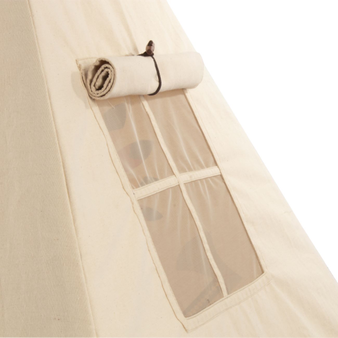 Kinderspielzelt – Indianer-Tipi-Modell mit Traumfänger und Matte