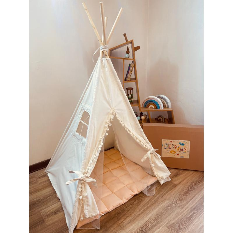 Kindertipi-Spielzelt – Leicht, Waschbar & Tragbar, Indoor-Spielhaus