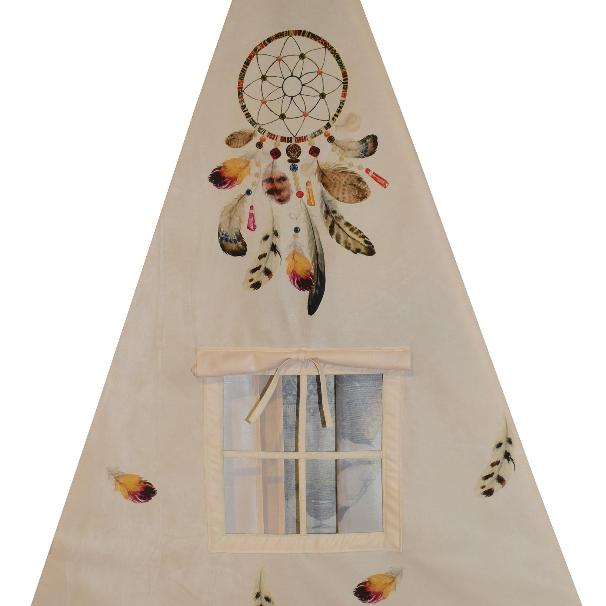 Kindertipi-Spielzelt mit Bodenkissen – Gemütliches Indoor-Zelt für Kleinkinder