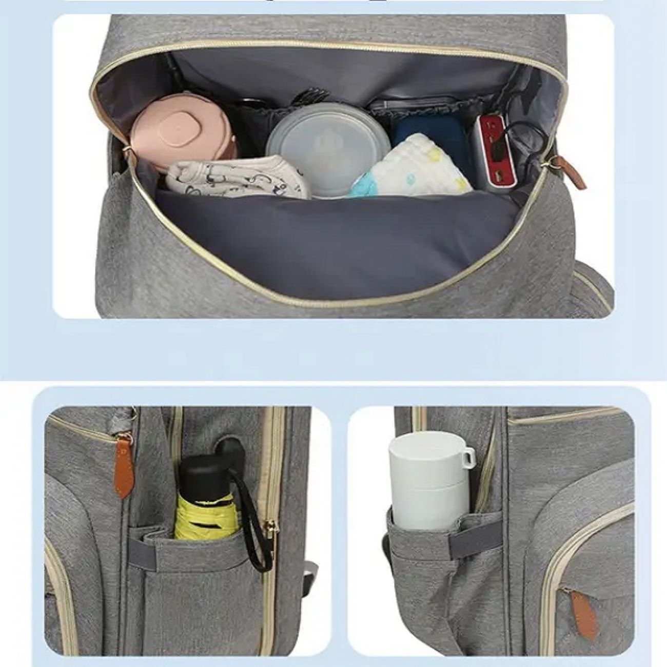 Multifunktionale Wickeltasche für Mütter | Praktisch und modisch
