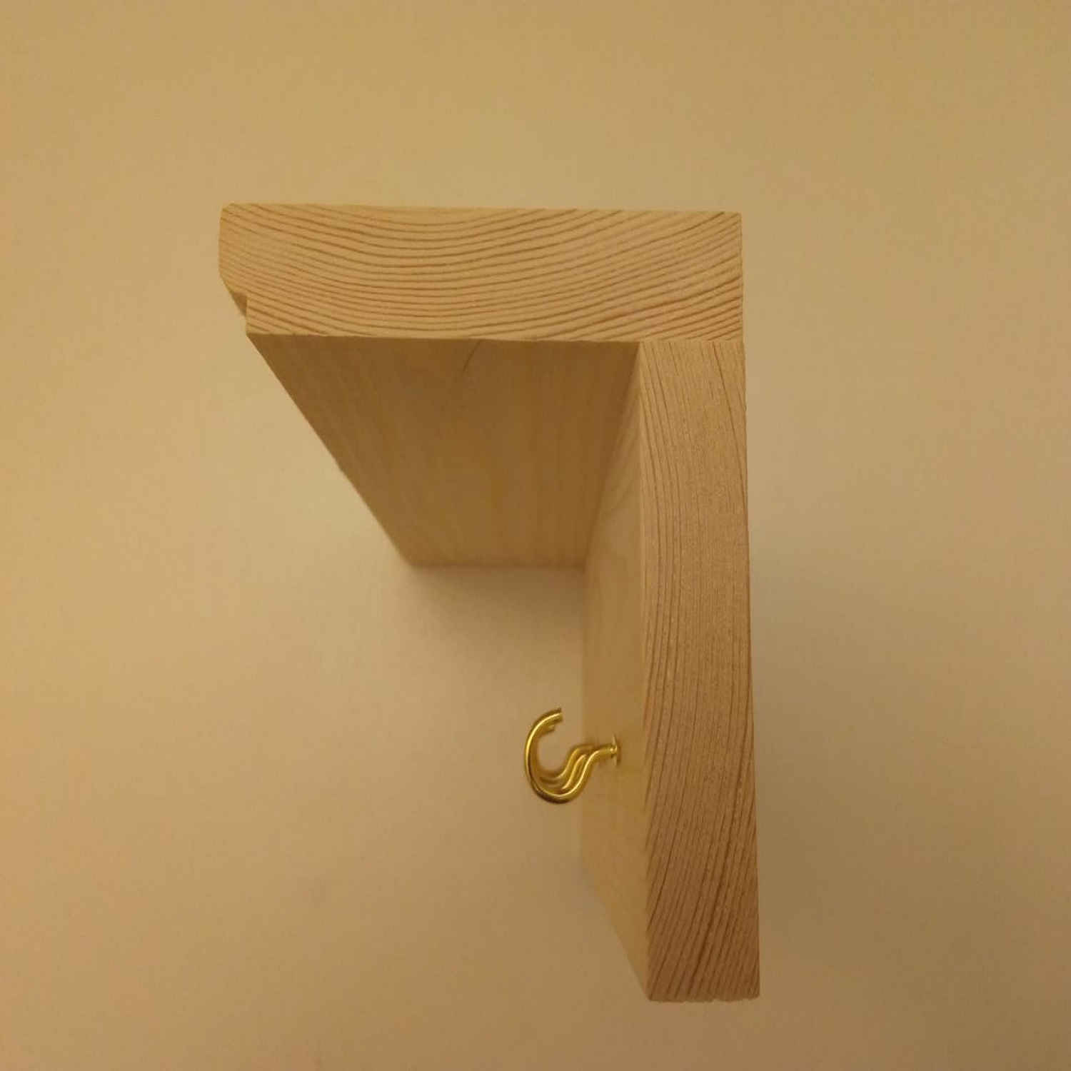 Wandschlüsselhalter aus Holz – Rustikaler Schlüsselorganizer mit 4 Haken