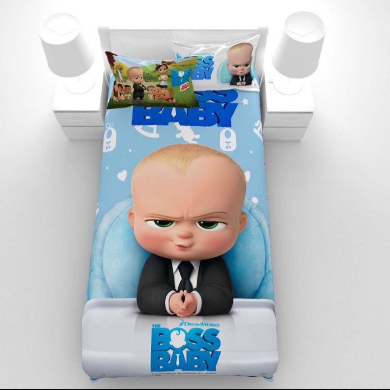5-teiliges Einzel-Bettwäsche-Set – Boss Baby Design