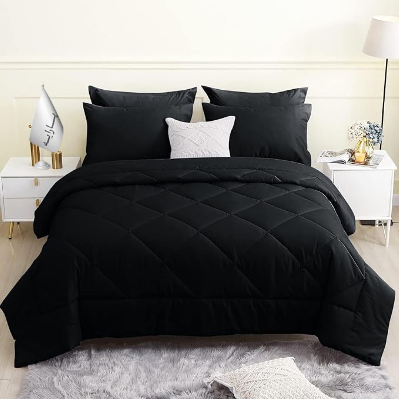 Alles-in-einem Doppelbett-Bettwäsche-Set – 6 wesentliche Teile inklusive