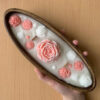 Aromatische Kerze im Holzglas – Perfekt zum Verschenken oder als Wohnaccessoire mit Blumen-Design