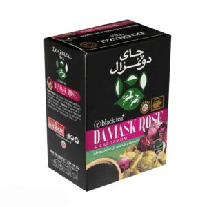 Aromatischer Do Ghazal Schwarzer Tee – Mit Rosen- & Kardamomgeschmack, 100 g, 5er-Pack