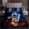Astronauten-Themen Kinderbettwäsche-Set – Einzelgröße, 4 Teile