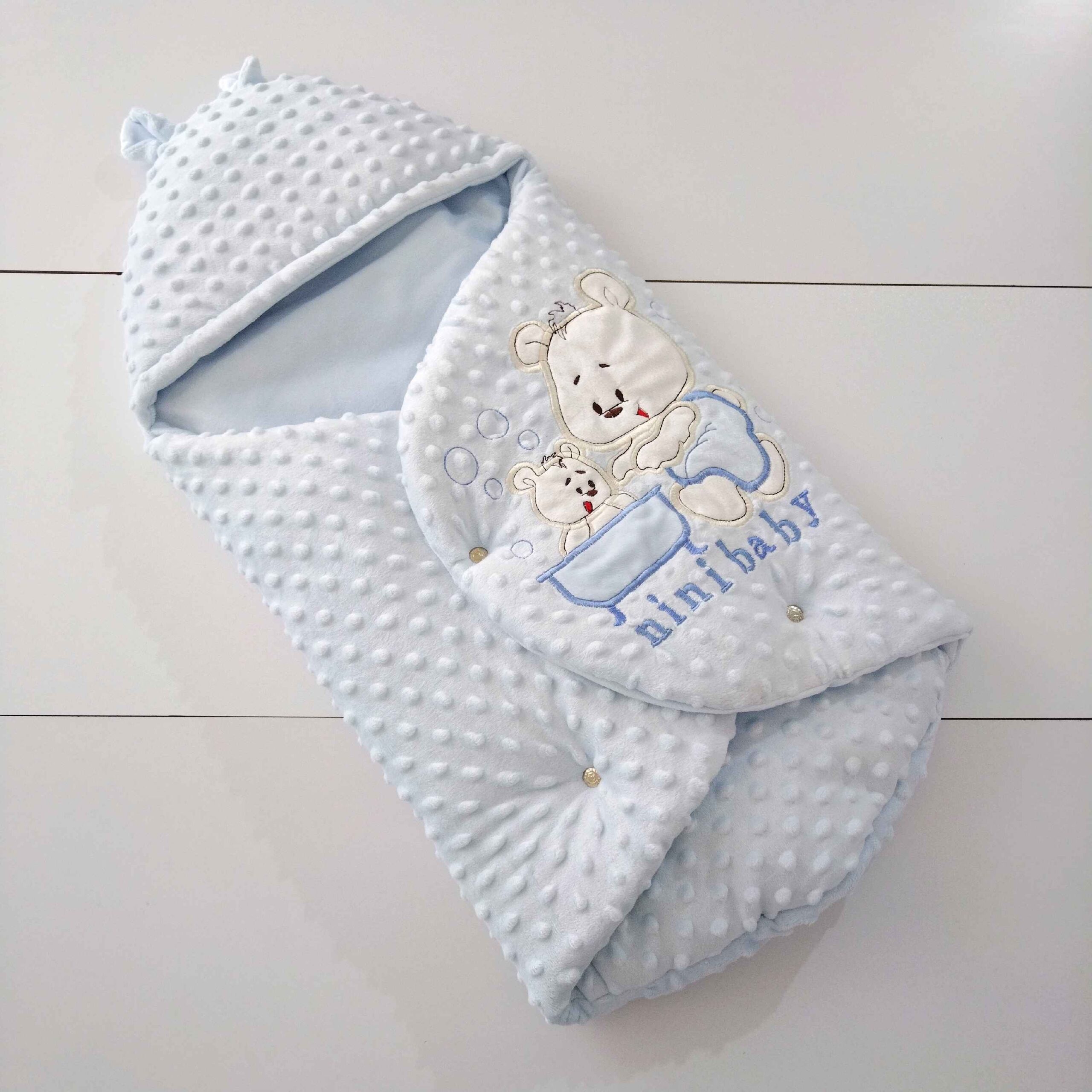 Atmungsaktive Puckdecke für Babys – beruhigt Neugeborene durch Nachahmung des Mutterleibsgefühls