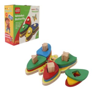 Schmetterlingsförmiges Montessori-inspiriertes Lernspielzeug – Feinmotorik-Spiel von Fekravaran