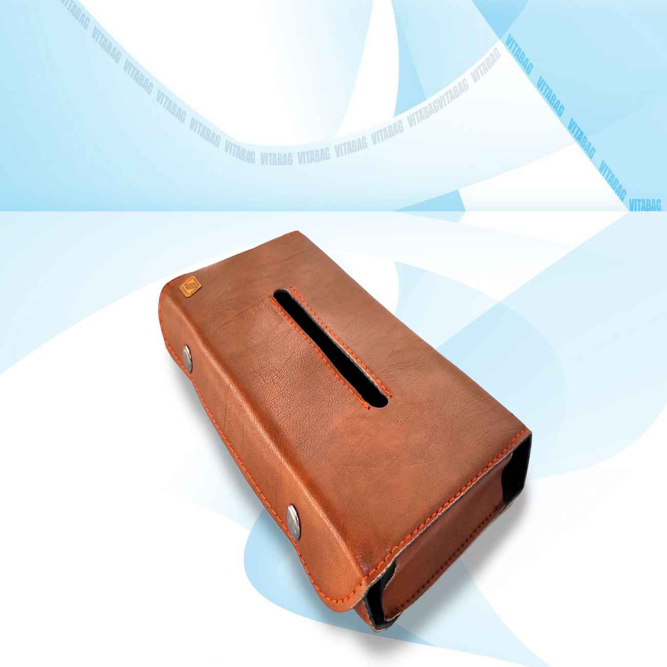 Taschentuchhalter fürs Auto – Luxuriöse Lederbox mit integriertem Stifthalter