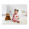 Blumiger Baby-Strampler für Mädchen mit Mütze – Atmungsaktiv, stylisch & maschinenwaschbar