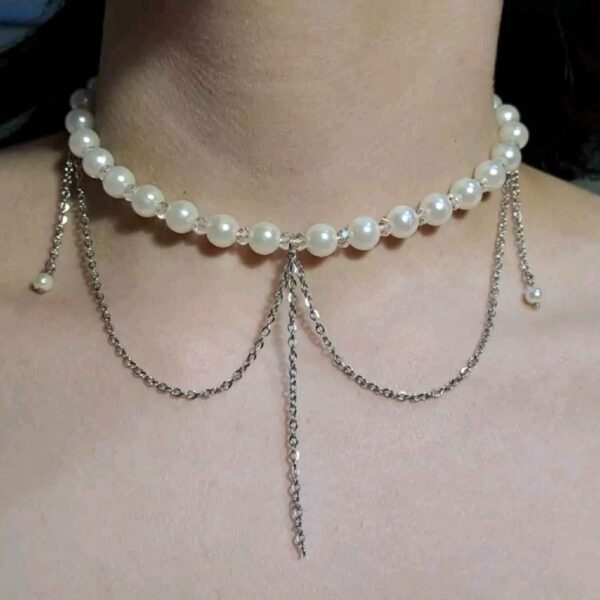 Choker-Necklace-for-Women-Delicate-Elegant-Stylish-with-Pearl-Design-1