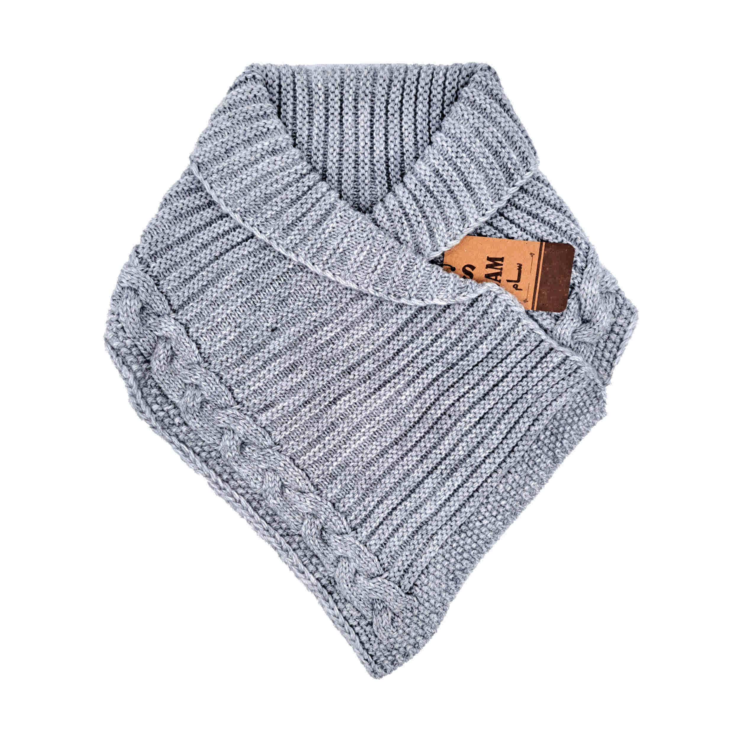 Klassischer Halswärmer – Cowl-Stil, Unisex, warm und modern für kaltes Wetter