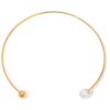 Elegant-Choker-Necklace-for-Women-Featuring-Bead-and-Pearl-with-Gold-Plating-2