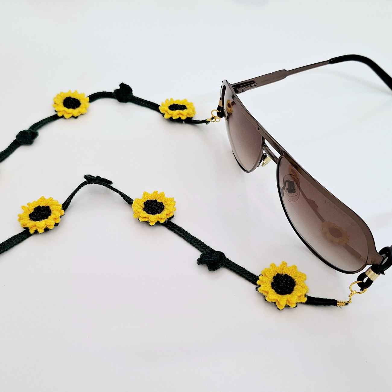 Brillenband – Handgefertigtes Stickdesign, geeignet für Frauen, Teenager und trendigen Stil