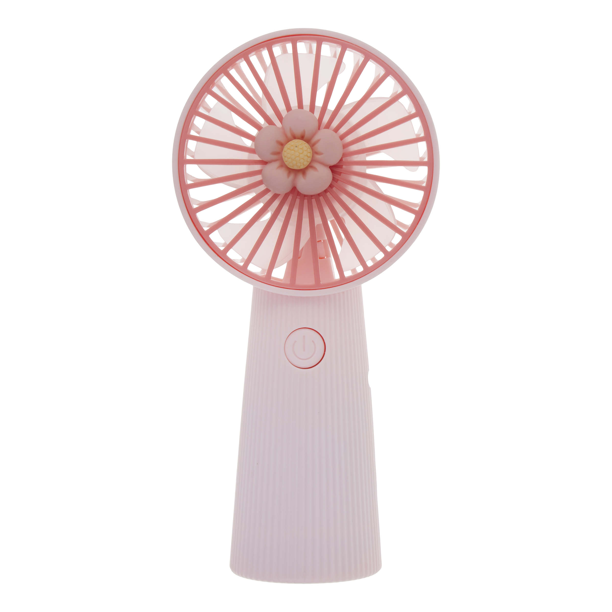 Handventilator mit ABS-Gehäuse und 5 Kunststoffflügeln – Perfekt zur Abkühlung im Sommer unterwegs