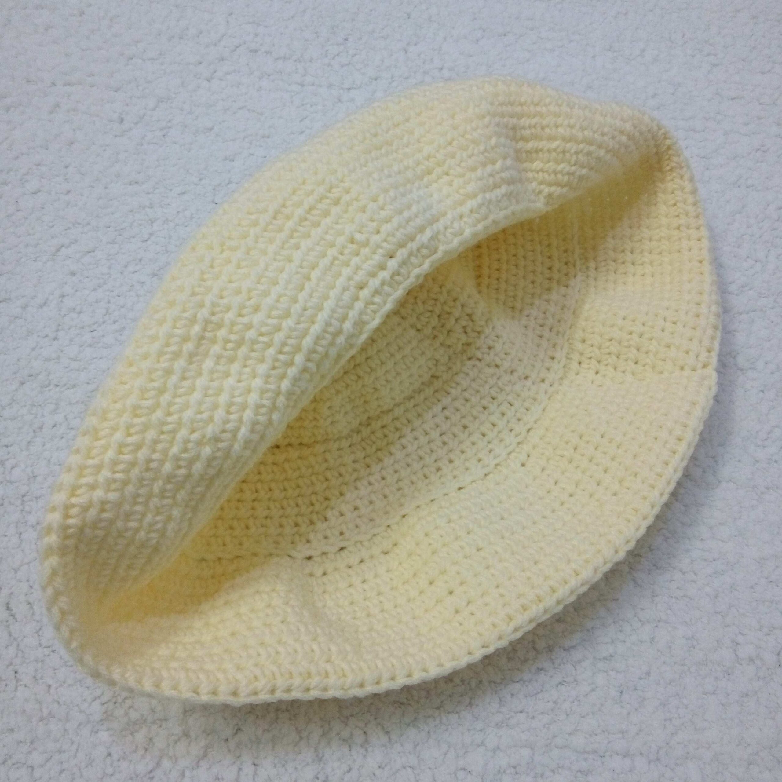 Handgemachter Häkel-Bucket-Hut – Geeignet für legere Outfits