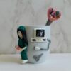 Hochwertige Keramiktasse mit inspirierendem Hebammen-Design