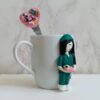 Hochwertige Keramiktasse mit inspirierendem Hebammen-Design