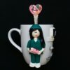 Hochwertige Keramiktasse mit inspirierendem Hebammen-Design