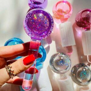 Ice Globe Gesichtsmassage-Set – Kühlende Beauty-Tools gegen Schwellungen und Falten (2 Stück)