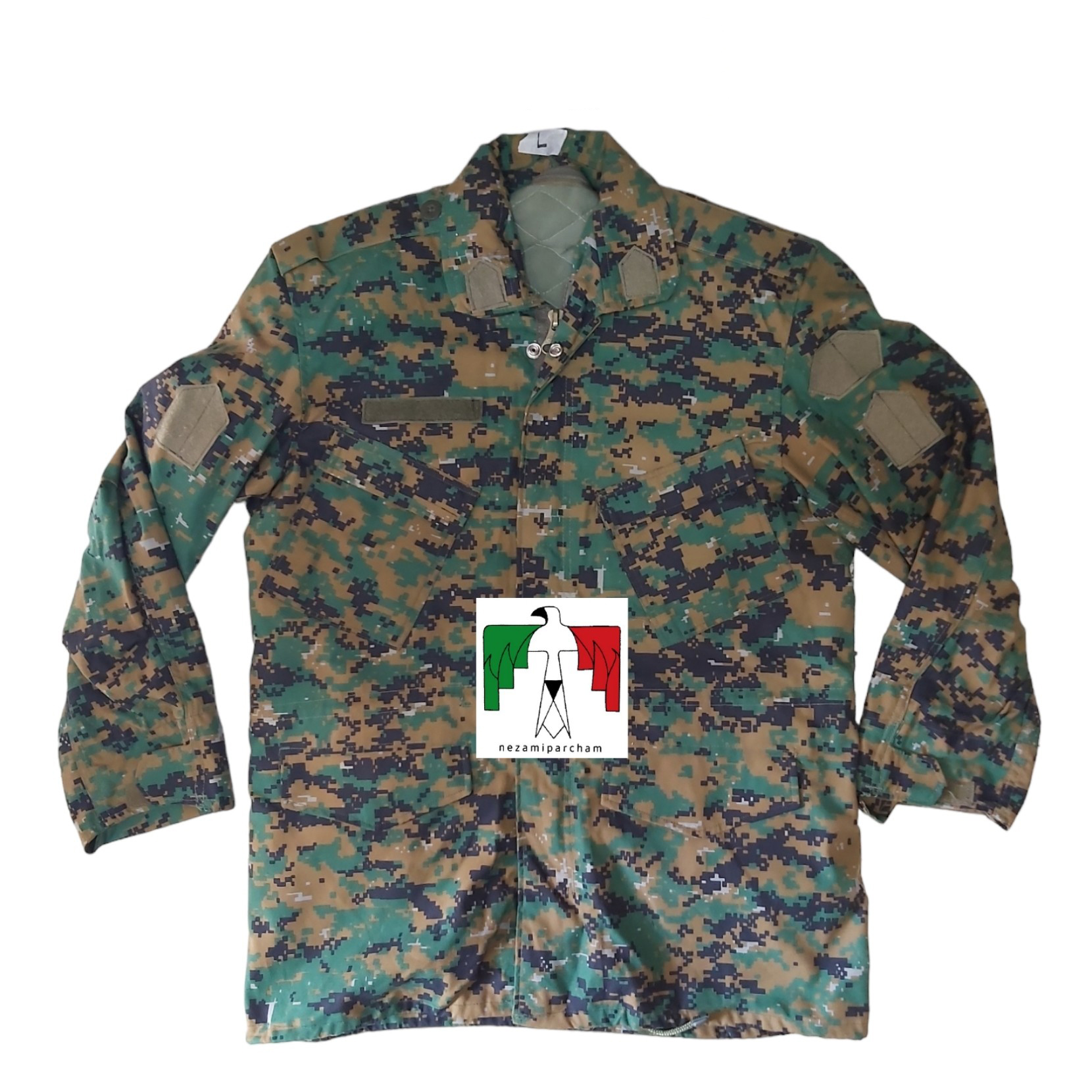 Iranische FARAJA-Patrouillenjacke mit abnehmbarer Kapuze – Für Sicherheit und Outdoor-Ausrüstung geeignet