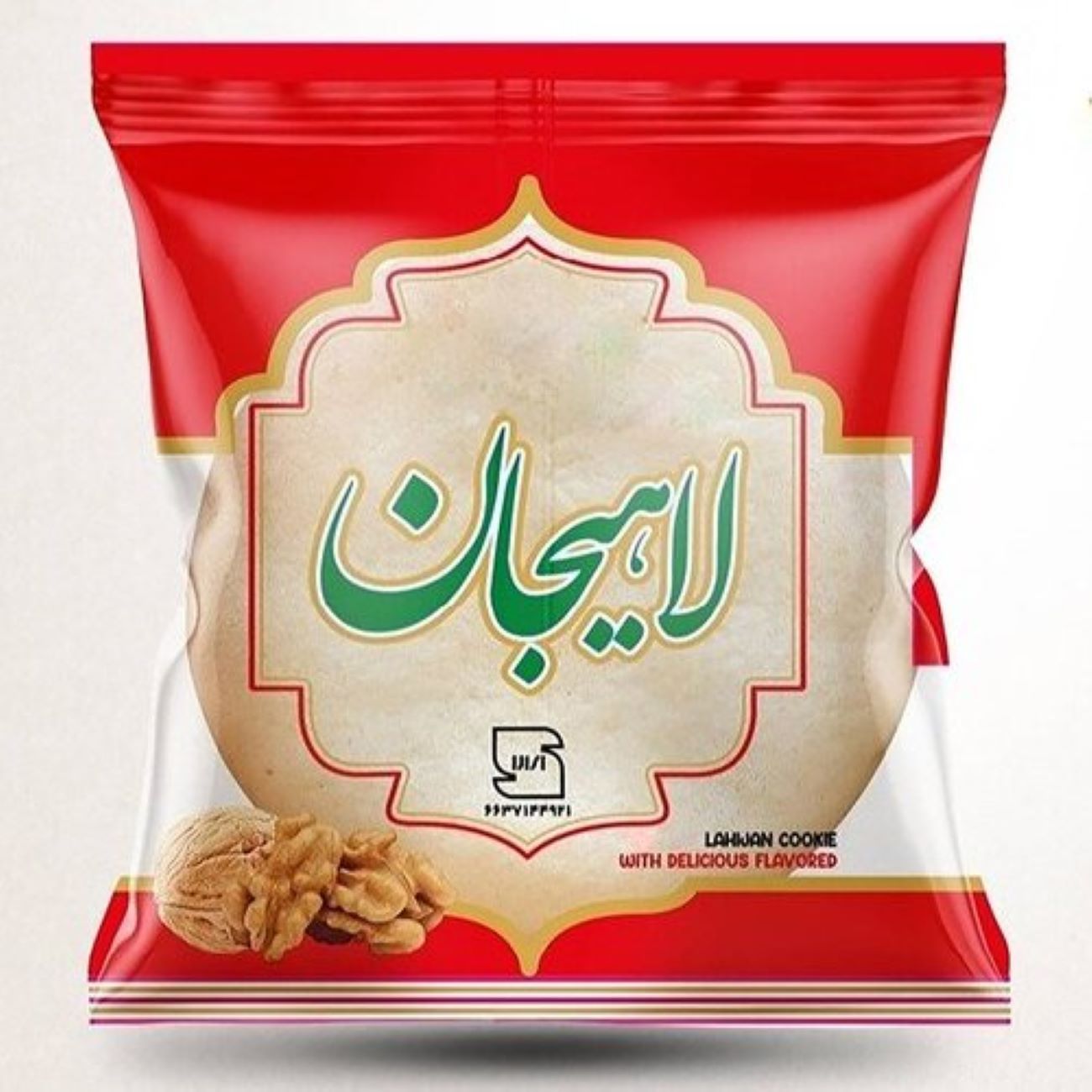 Lahijan Koloocheh Kekse mit Walnüssen – Iranische Stempelkekse – Packung mit 12 (6x), 600 g