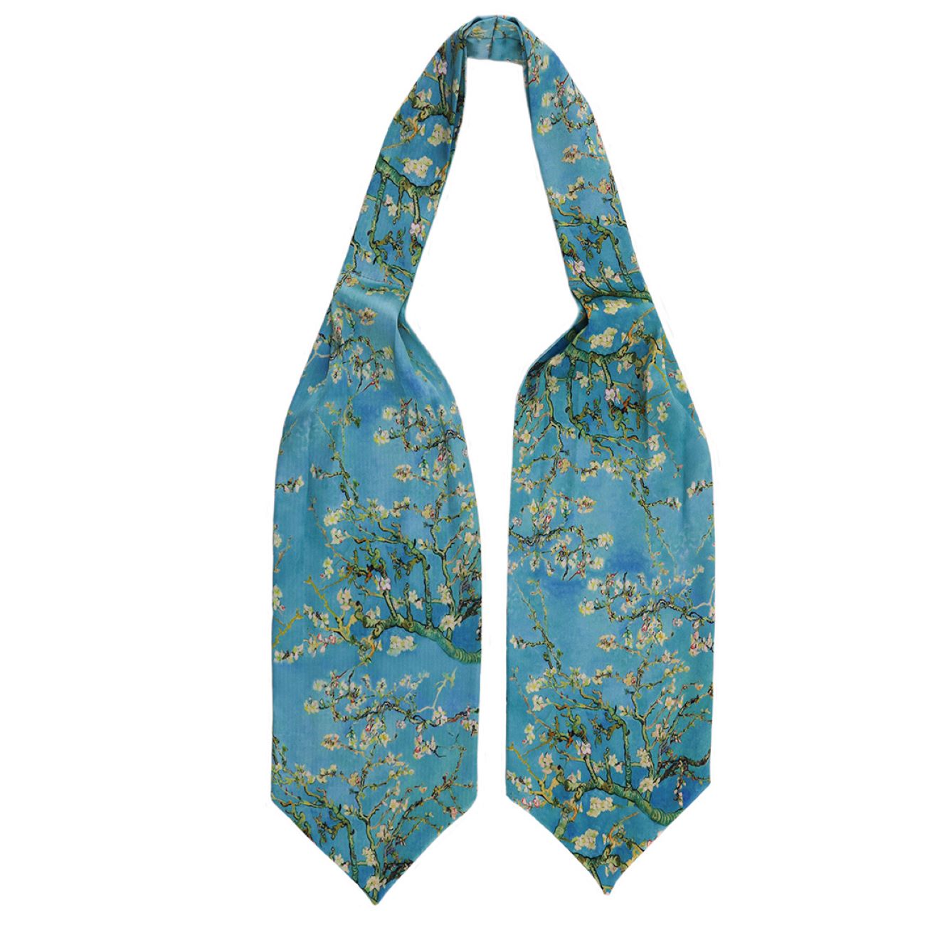 Elegantes Ascot-Halstuch für Herren mit Blumenmuster – Perfekt für formelle und legere Outfits