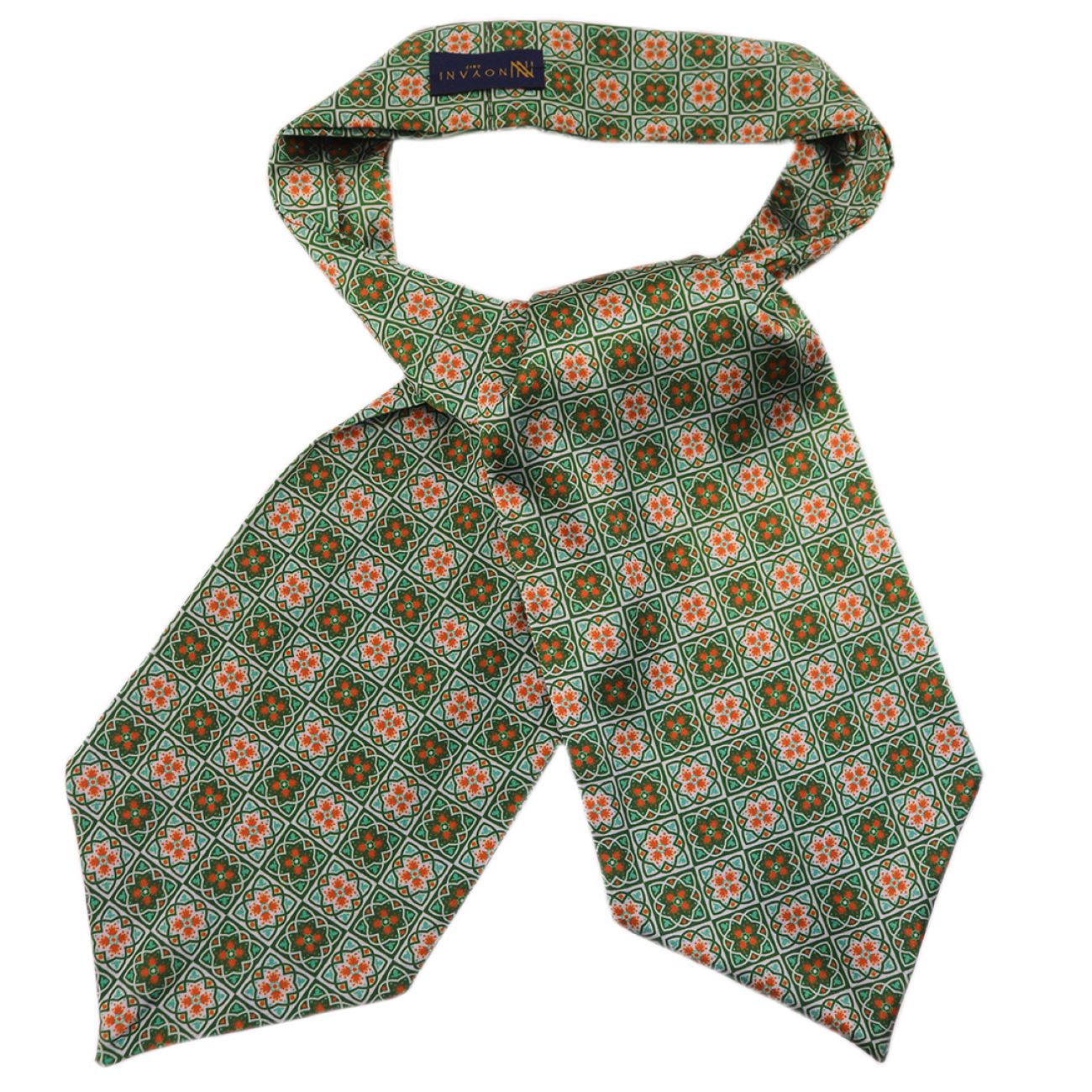 Vintage Karo-Halstuch für Herren | Klassische Ascot-Krawatte für einen eleganten Stil